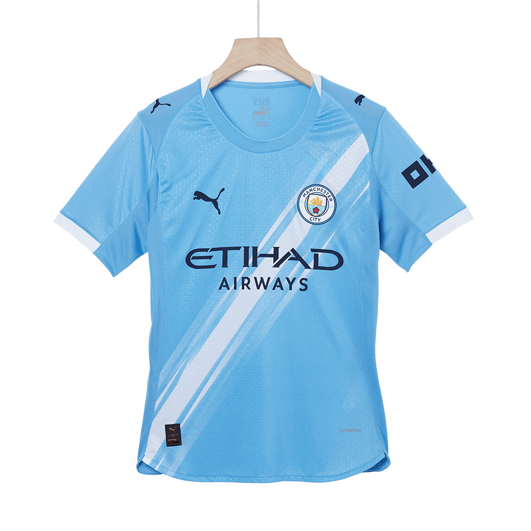 Authentic REIJNDERS #4 Manchester City Home Soccer Jersey 2025/26