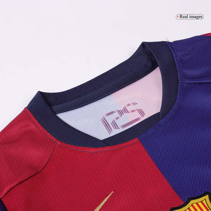 Kid's Barcelona Home Football Shirt Kit(Shirt+Shorts) 2024/25 - COLDPLAY