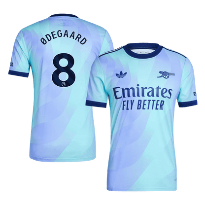 Authentic ØDEGAARD #8 Arsenal Third Away Soccer Jersey 2024/25
