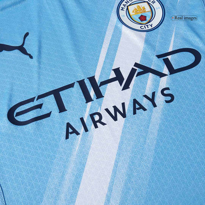 Authentic RODRIGO #16 Manchester City Home Soccer Jersey 2025/26 Blue - Club World Cup