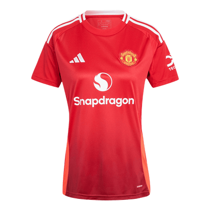 Women's Manchester United Home Soccer Jersey Shirt 2024/25