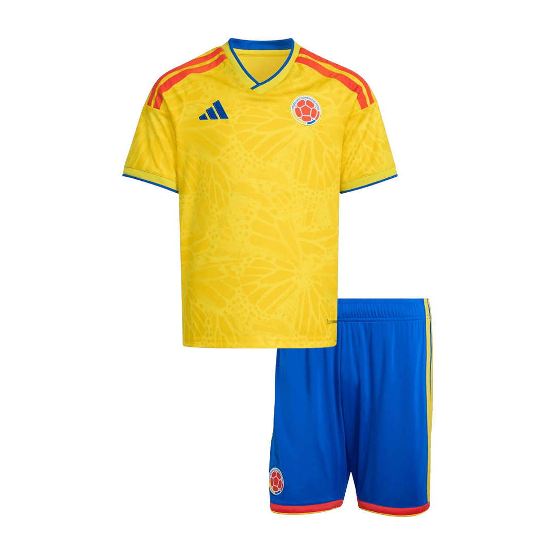 Colombia Home Kids Kit (Shirt + Shorts) World Cup 2026