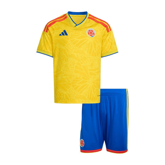 Colombia Home Kids Kit (Shirt + Shorts) World Cup 2026