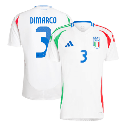 DIMARCO #3 Italy Away Soccer Jersey Euro 2024