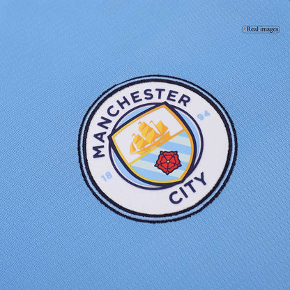Manchester City Home Long Sleeve Football Shirt 2024/25