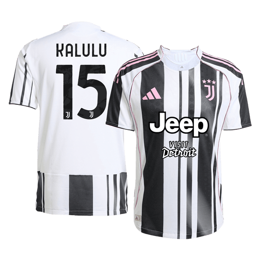 Authentic KALULU #15 Juventus Home Soccer Jersey 2025/26