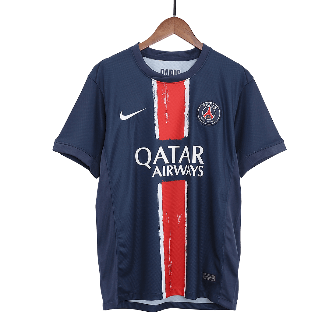 BARCOLA #29 PSG Home Soccer Jersey 2024/25 Navy