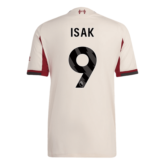 ISAK #9 Authentic Liverpool Away Soccer Jersey 25/26 White