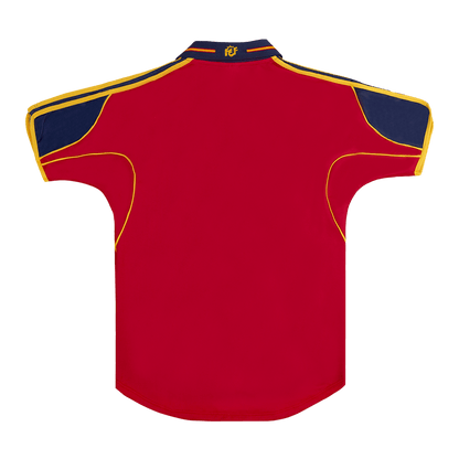 Retro 2000 Spain Home Soccer Jersey