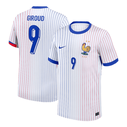 GIROUD #9 France Away Soccer Jersey Euro 2024