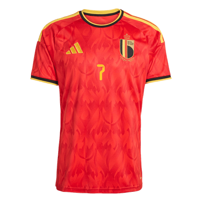Belgium DE BRUYNE #7 World Cup 2026 Men's Home Shirt