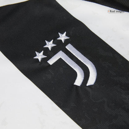 Juventus Home Soccer Jersey 2024/25- Save The Children Sponsor