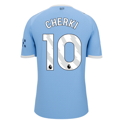 CHERKI #10 Manchester City Home Soccer Jersey 2025/26