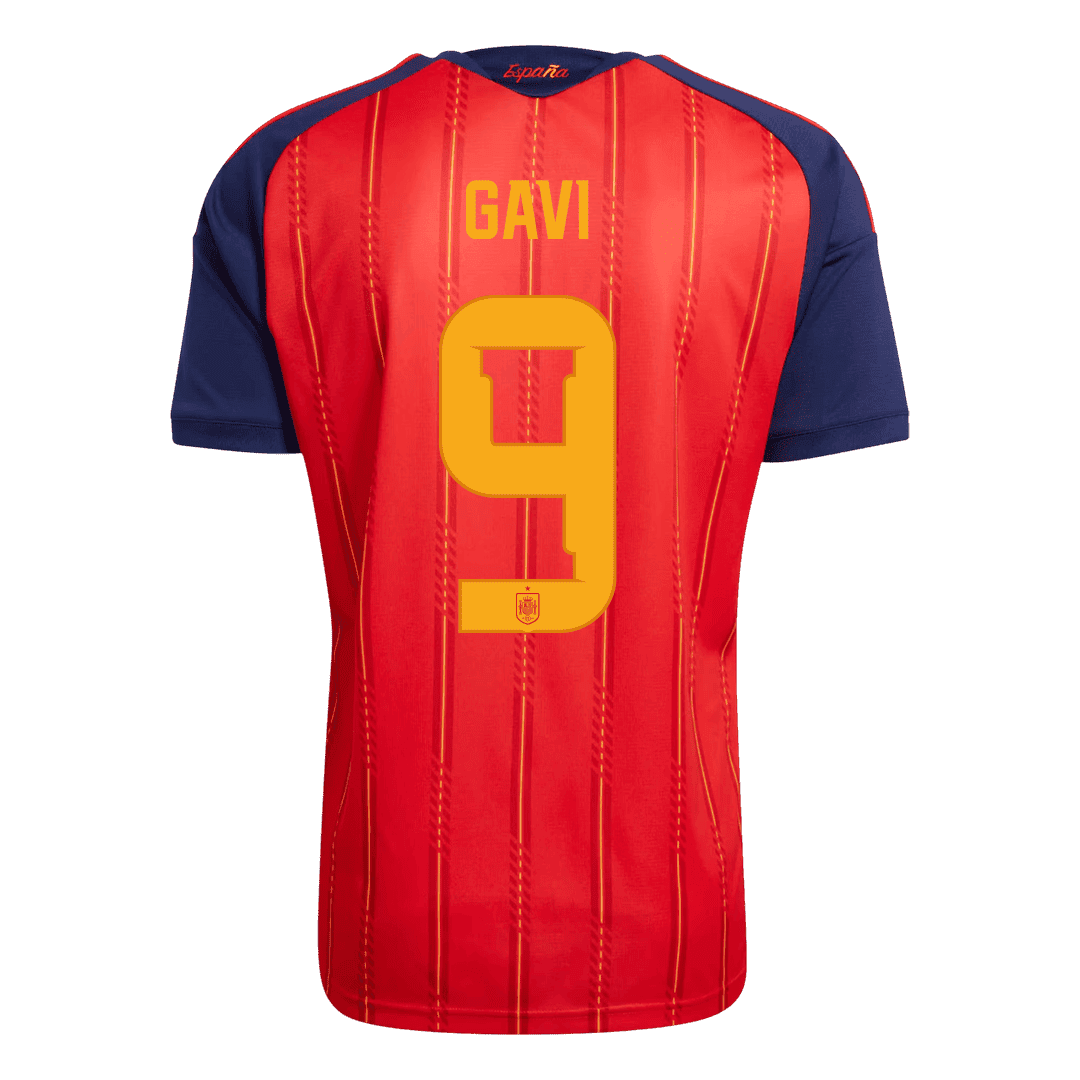 GAVI #9 Spain Champion Edition Home Soccer Jersey World Cup 2026 Red