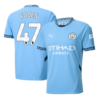 FODEN #47 Manchester City Home Football Shirt