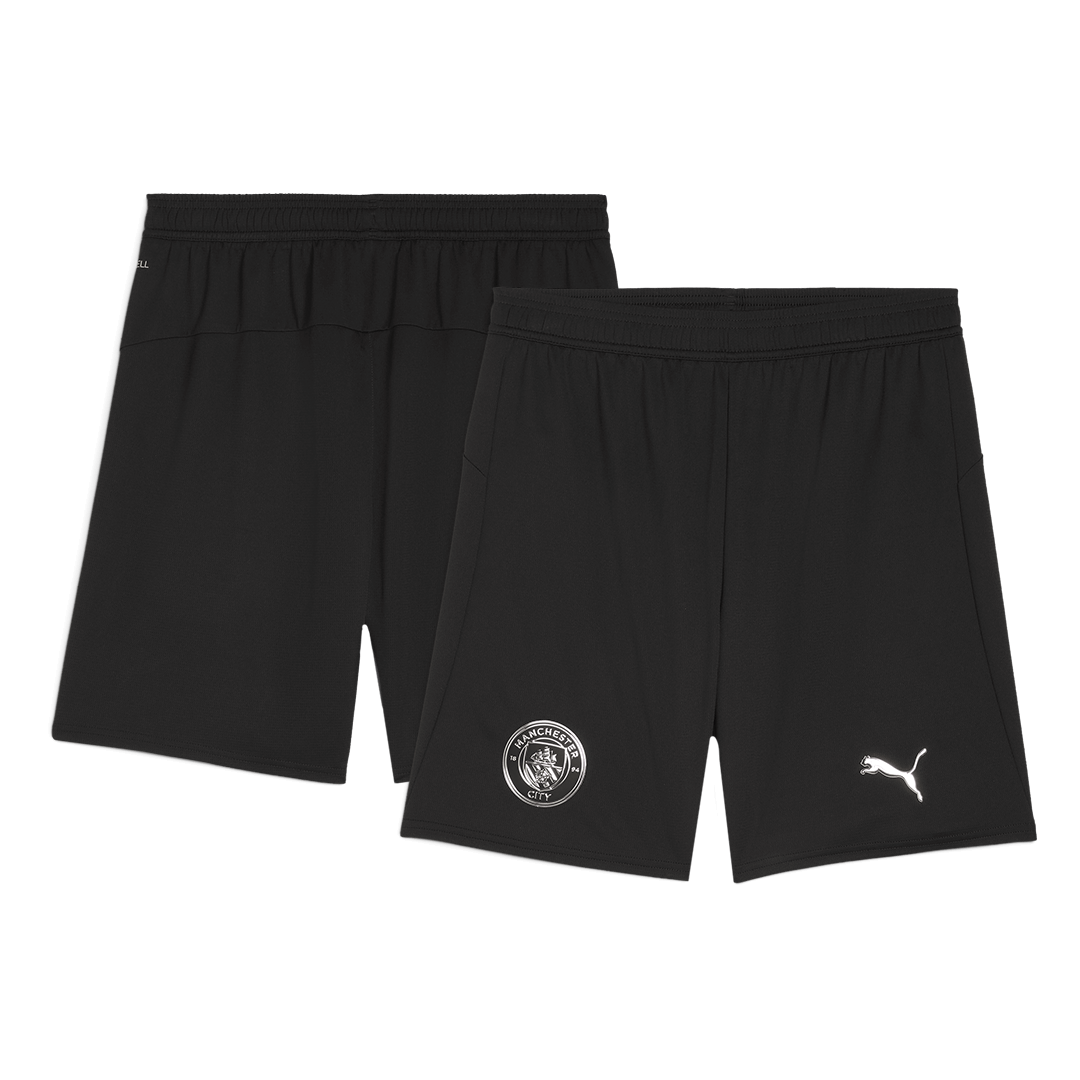 Manchester City Away Soccer Shorts 25/26 Black