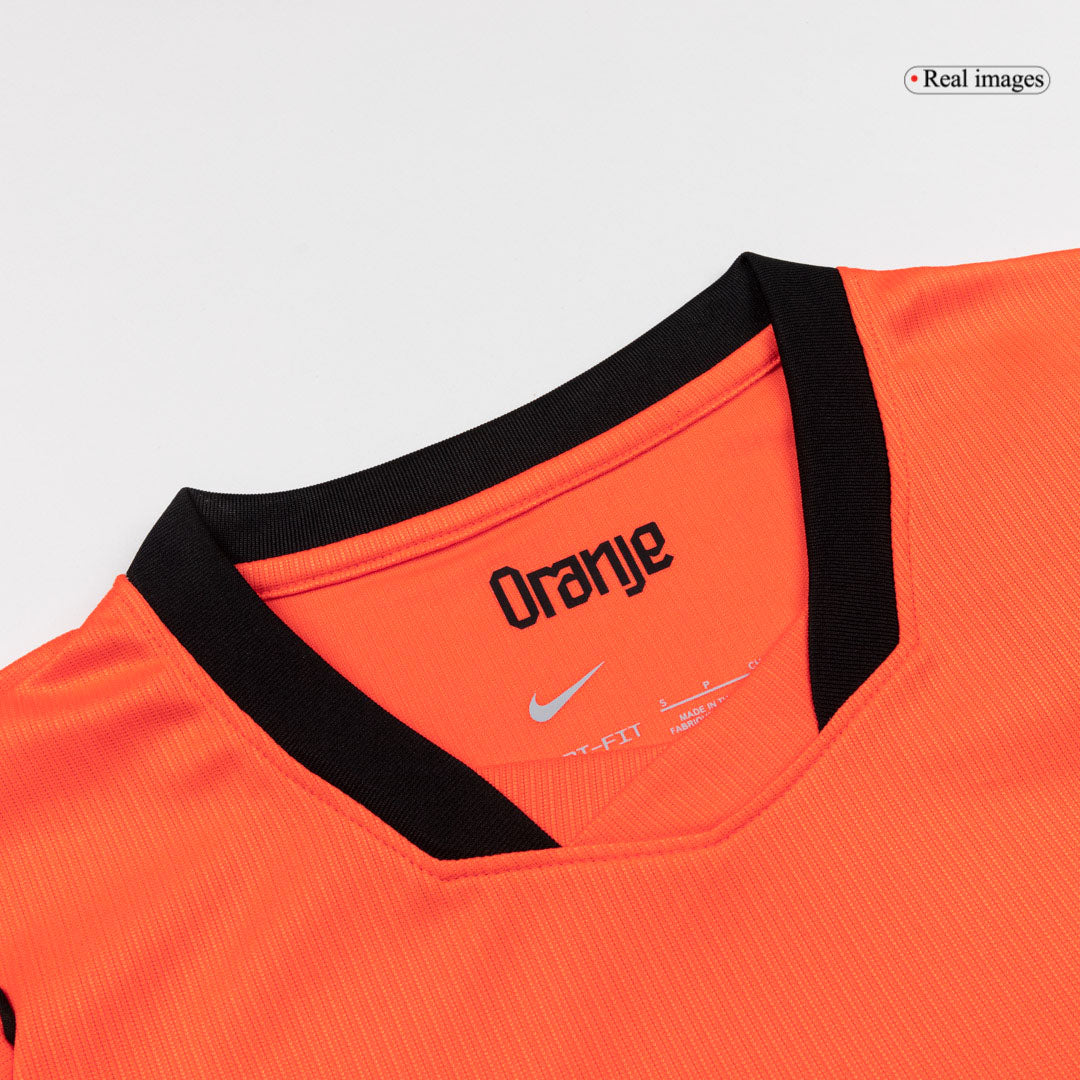 F.DE JONG #21 Netherlands Home Football Shirt World Cup 2026 Orange