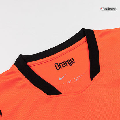 F.DE JONG #21 Netherlands Home Football Shirt World Cup 2026 Orange