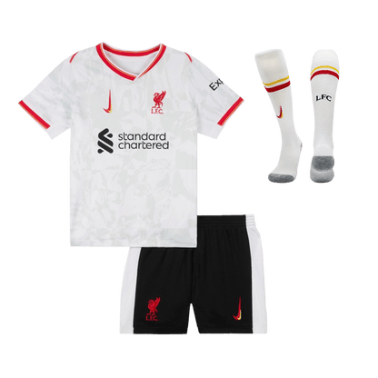 Kid's Liverpool Third Away Football Shirt Kit(Shirt+Shorts+Socks) 2024/25