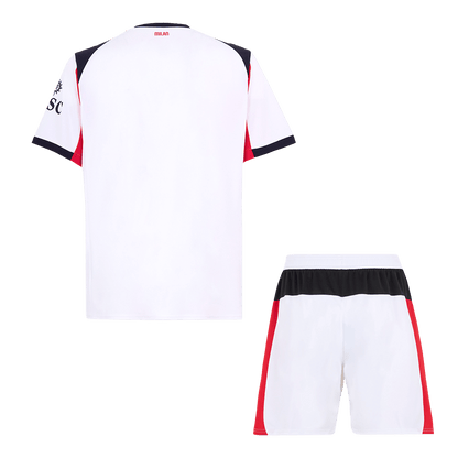 AC Milan Away Soccer Jersey Kit(Jersey+Shorts) 2025/26 White