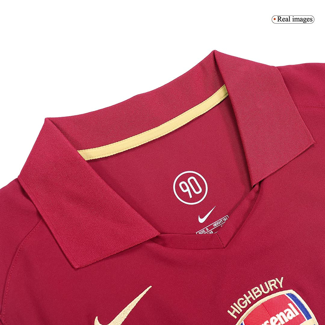 Retro 2005/06 Arsenal Home Soccer Jersey