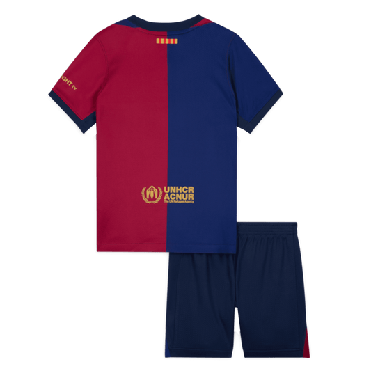 Kid's Barcelona Home Football Shirt Kit(Shirt+Shorts) 2024/25 - COLDPLAY