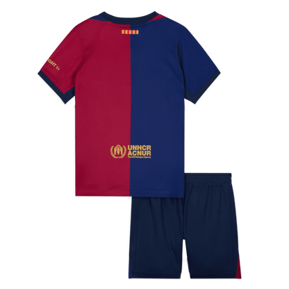 Kids Barcelona Custom Home Soccer Kits 2024/25