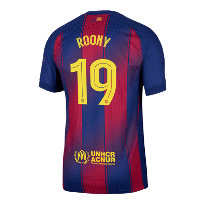 Authentic ROONY #19 Barcelona Home Soccer Jersey 2025/26