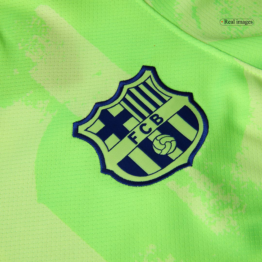 Barcelona Third Away Soccer Jersey Kit(Jersey+Shorts) - UCL