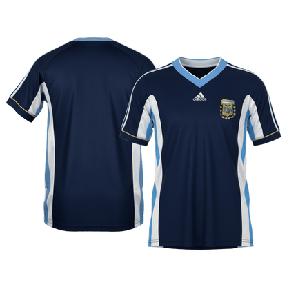 Retro 1998 Argentina Away Soccer Jersey
