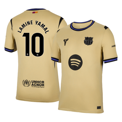 LAMINE YAMAL #10 Barcelona Away Soccer Jersey 2025/26 Yellow