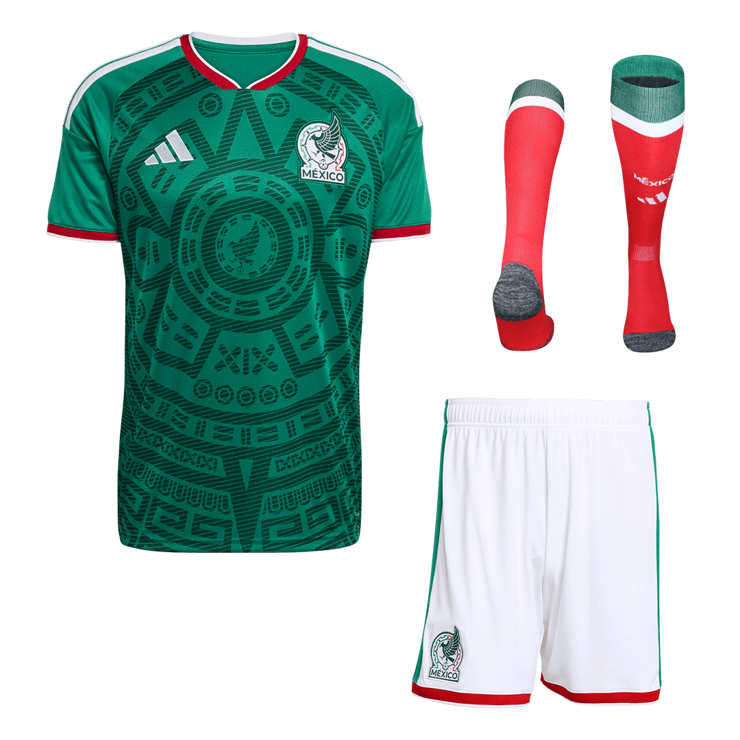 Mexico Men's Home Kit (Shirt + Shorts + Socks) World Cup 2026