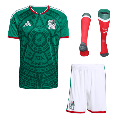 Mexico Men's Home Kit (Shirt + Shorts + Socks) World Cup 2026