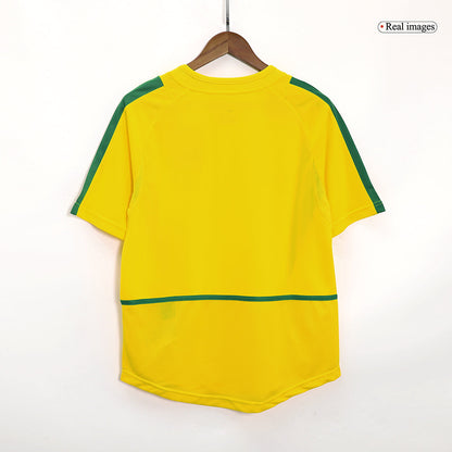 Retro 2002/03 Brazil Home Soccer Jersey
