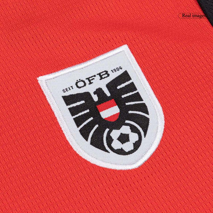Kids' Austria Home football kit (shirt + shorts) World Cup 2026 Red