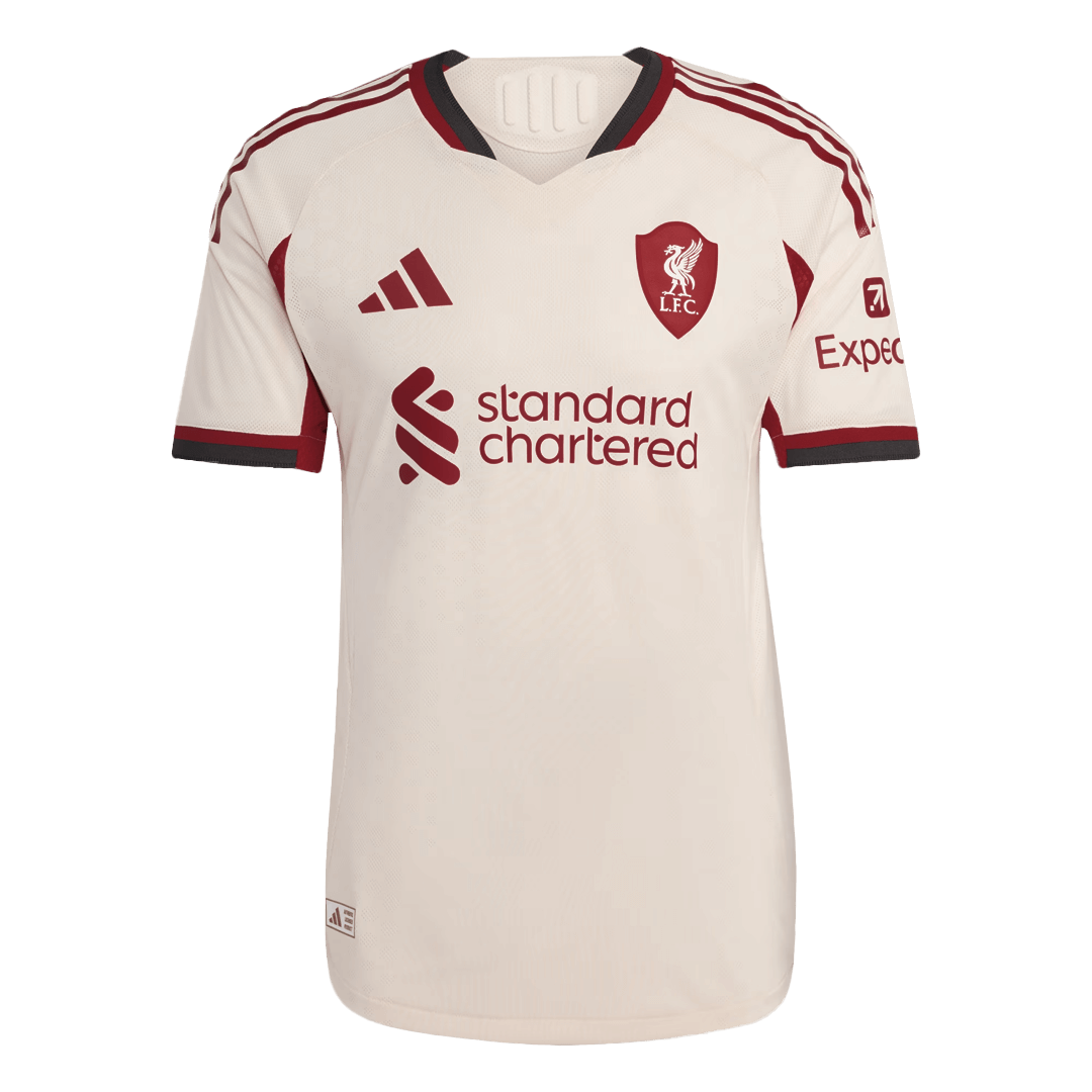 Authentic GAKPO #18 Liverpool Away Soccer Jersey 2025/26