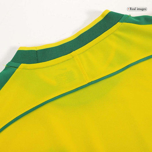 RIVALDO #10 Retro 1998 Brazil Home Soccer Jersey - World Cup