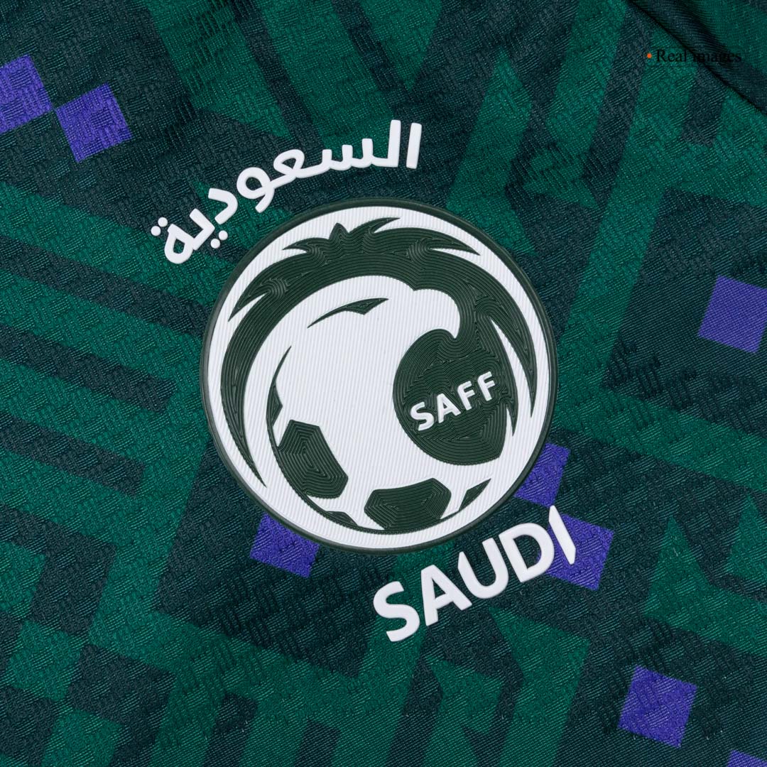 Saudi Arabia Men's Home Shirt 2026 World Cup Version - Slim Fit