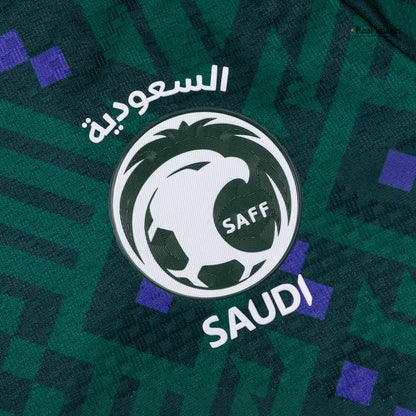 Saudi Arabia Men's Home Shirt 2026 World Cup Version - Slim Fit
