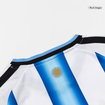 Kid's Argentina Home Soccer Jersey Kit(Jersey+Shorts+Socks) 2025/26