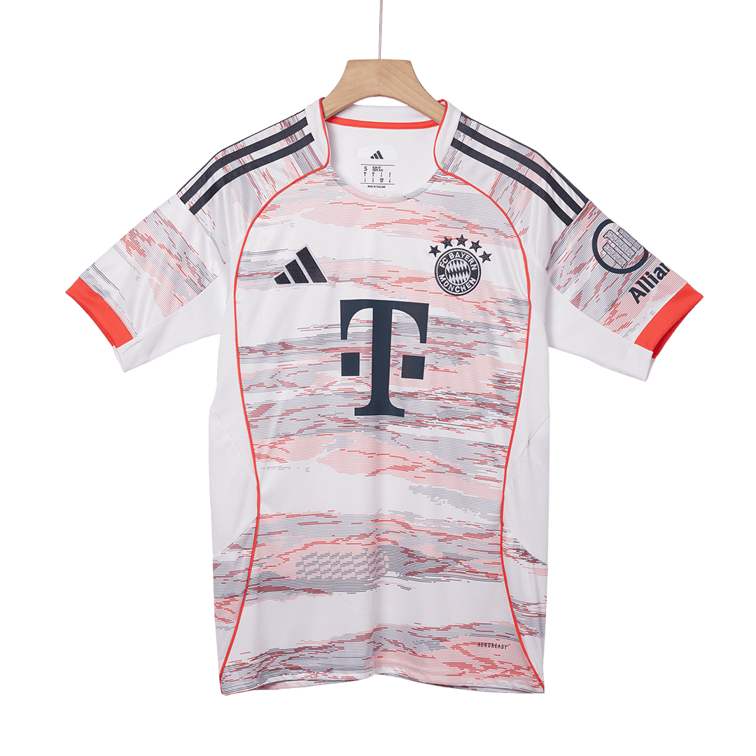 Bayern Munich Away Soccer Jersey Kit(Jersey+Shorts) 2025/26 White