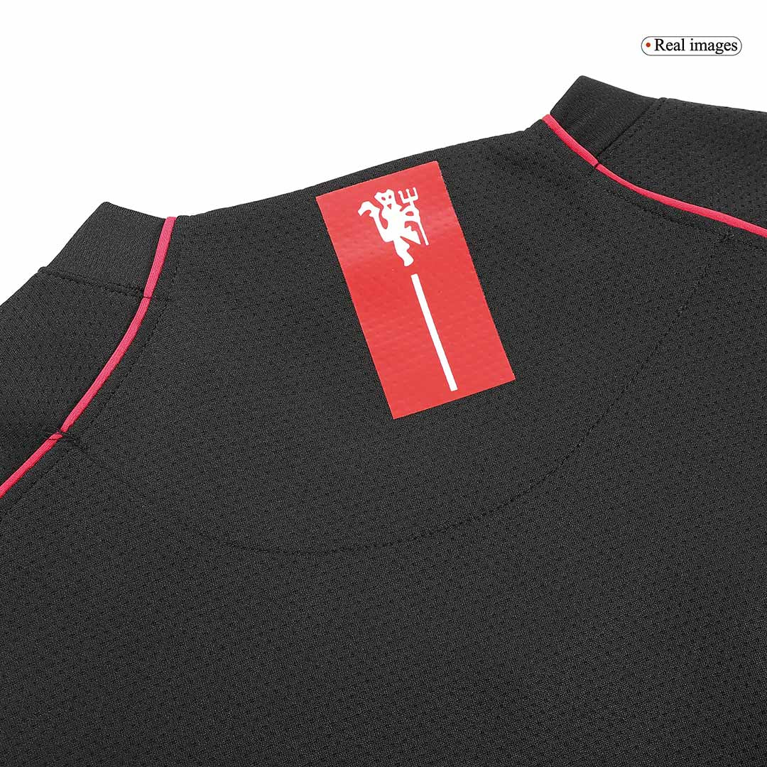 Retro ROONEY #10 2007/08 Manchester United Away Long Sleeve Soccer Jersey