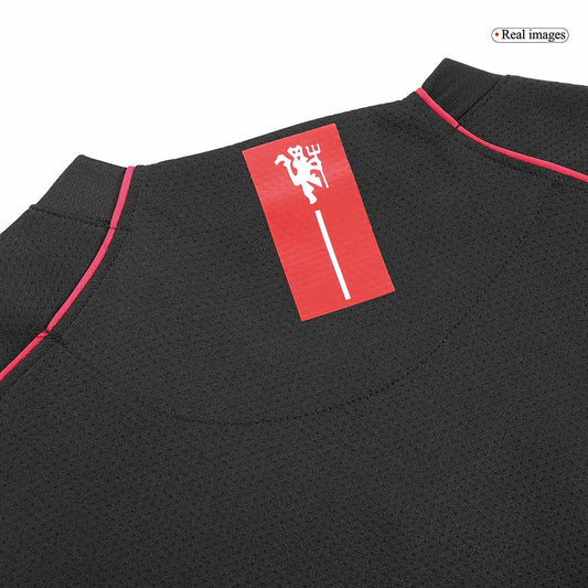 Retro SCHOLES #18 2007/08 Manchester United Away Long Sleeve Soccer Jersey