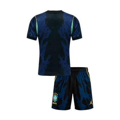 Brazil Away Kids' Kit (Shirt + Shorts) World Cup 2026