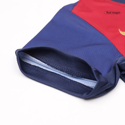 Kid's Barcelona Home Soccer Jersey Kit(Jersey+Shorts) 2024/25