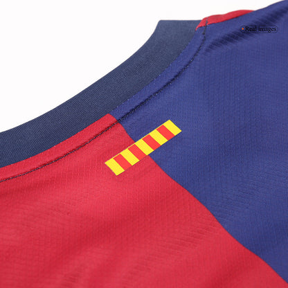 Kid's Barcelona Home Soccer Jersey Kit(Jersey+Shorts) 2024/25