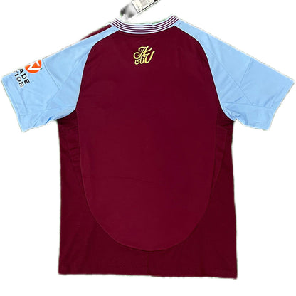 Aston Villa Home Football Shirt 2024/25 Red