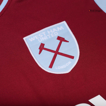 West Ham United Home Football Shirt 2024/25 Red