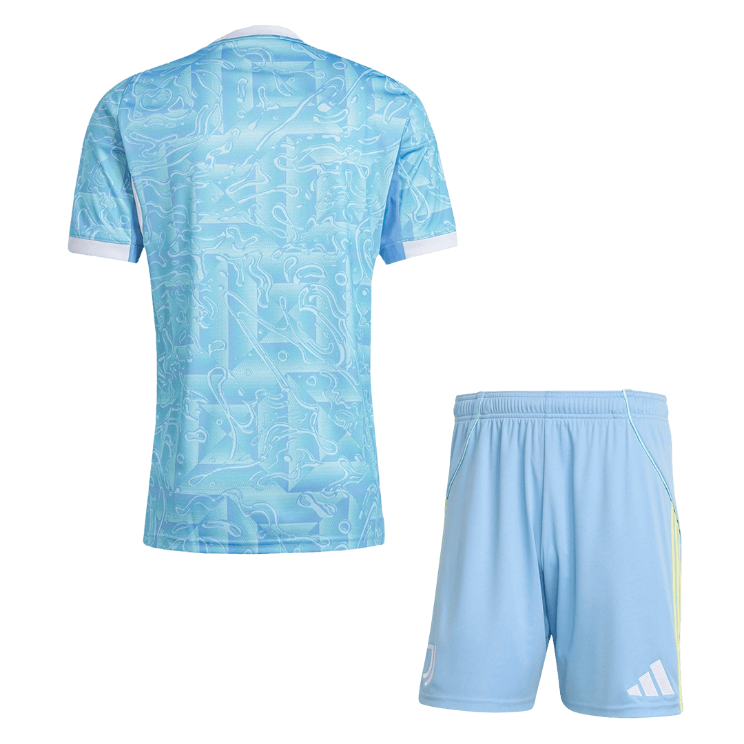 Juventus Away Soccer Jersey Kit(Jersey+Shorts) 2025/26