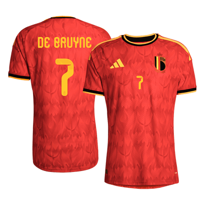 Belgium DE BRUYNE #7 Men's Home Shirt World Cup 2026 - Slim Fit